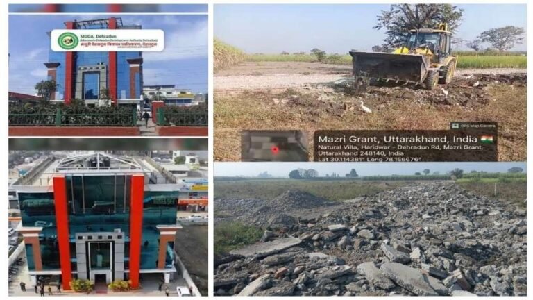 एमडीडीए का अवैध प्लॉटिंग पर बड़ा प्रहार, सेरगढ़ माजरी ग्रांट में 20 बीघा क्षेत्र ध्वस्त